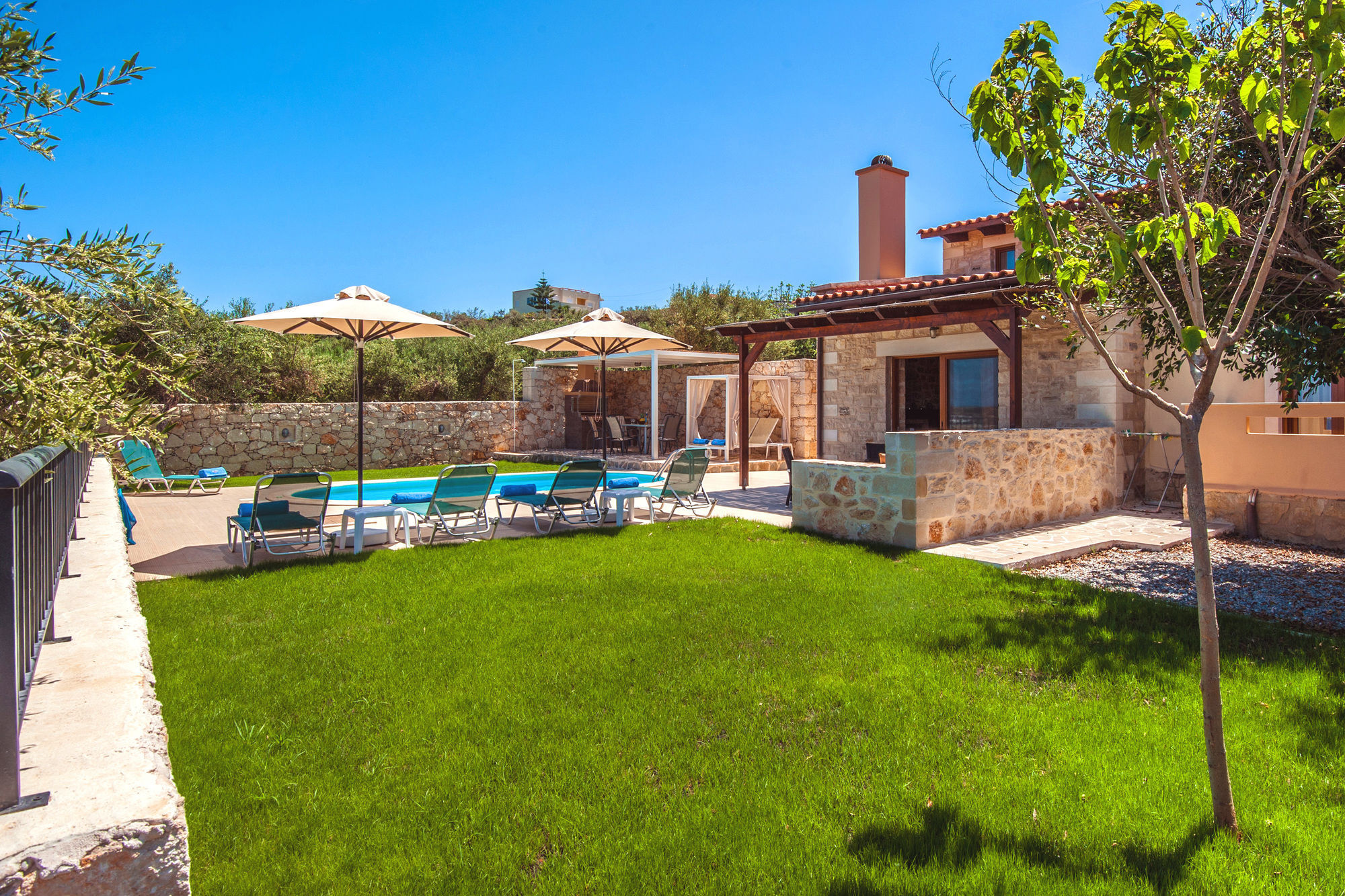 Villa - Private Pools & Seaview - 500m From Stavromenos