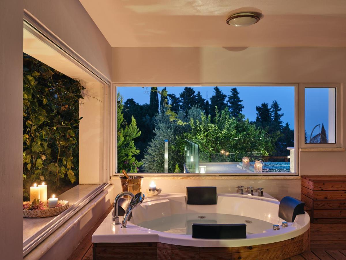 Villa Castelletto Heated Pool Jacuzzi Kypseli