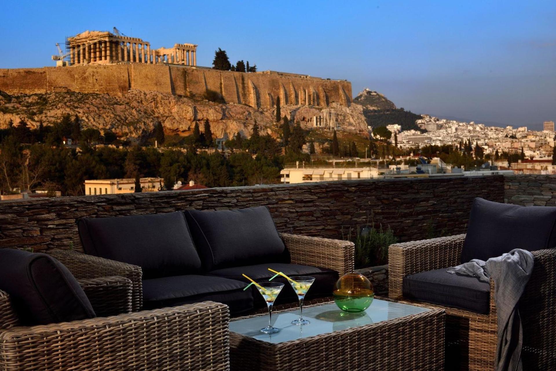 Villa Outstanding Karyatis Luxury Maisonette 3 Bedrooms Stunning View Of The Acropolis