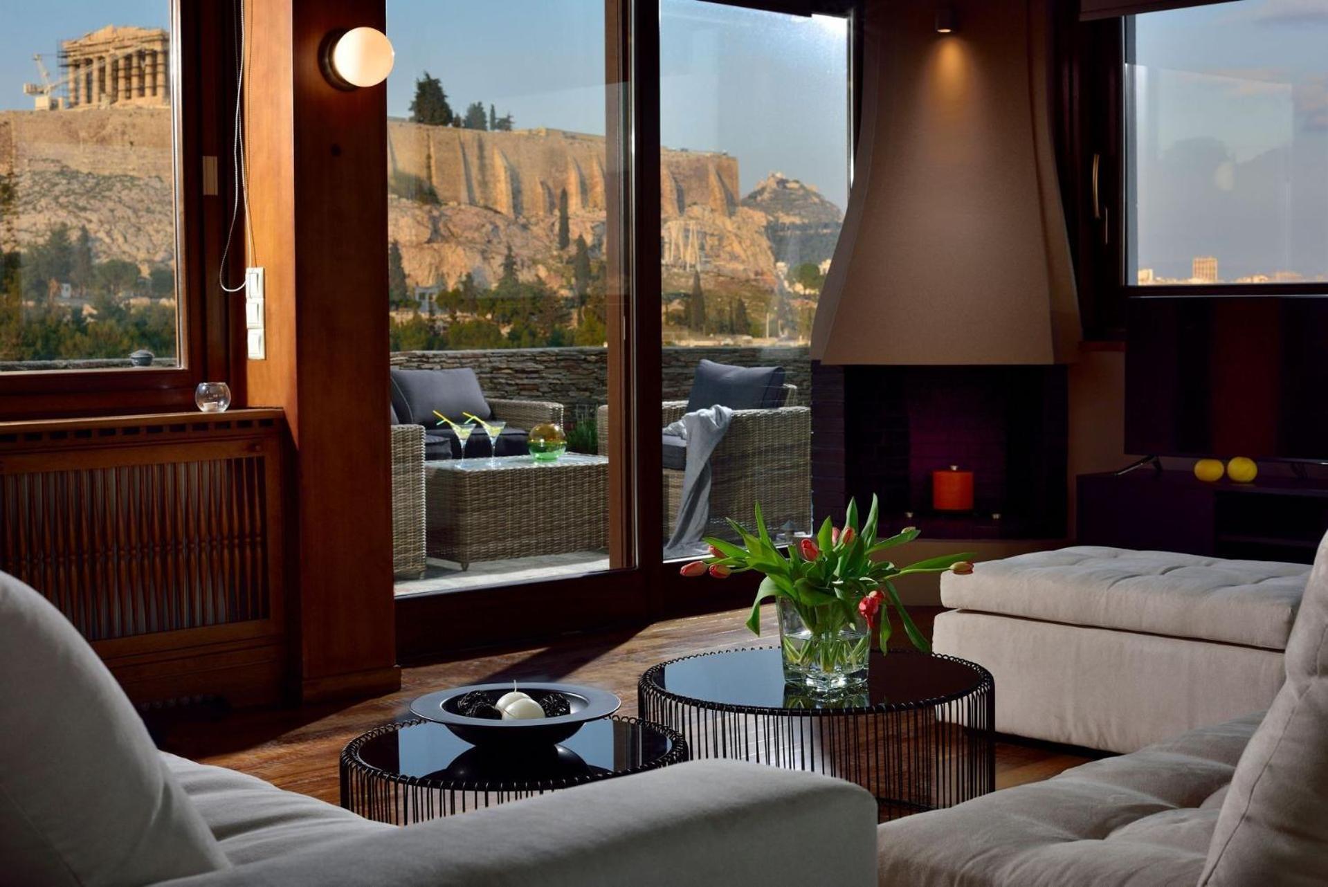 Outstanding Karyatis Luxury Maisonette 3 Bedrooms Stunning View Of The Acropolis *