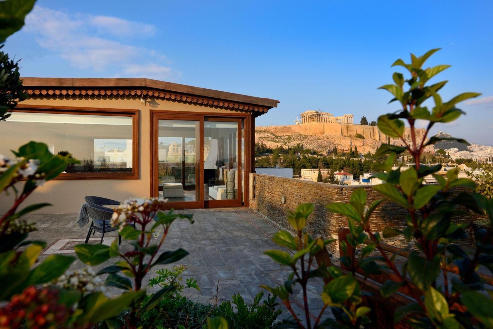 Outstanding Karyatis Luxury Maisonette 3 Bedrooms Stunning View Of The Acropolis