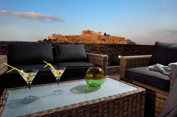 Villa Outstanding Karyatis Luxury Maisonette 3 Bedrooms Stunning View Of The Acropolis