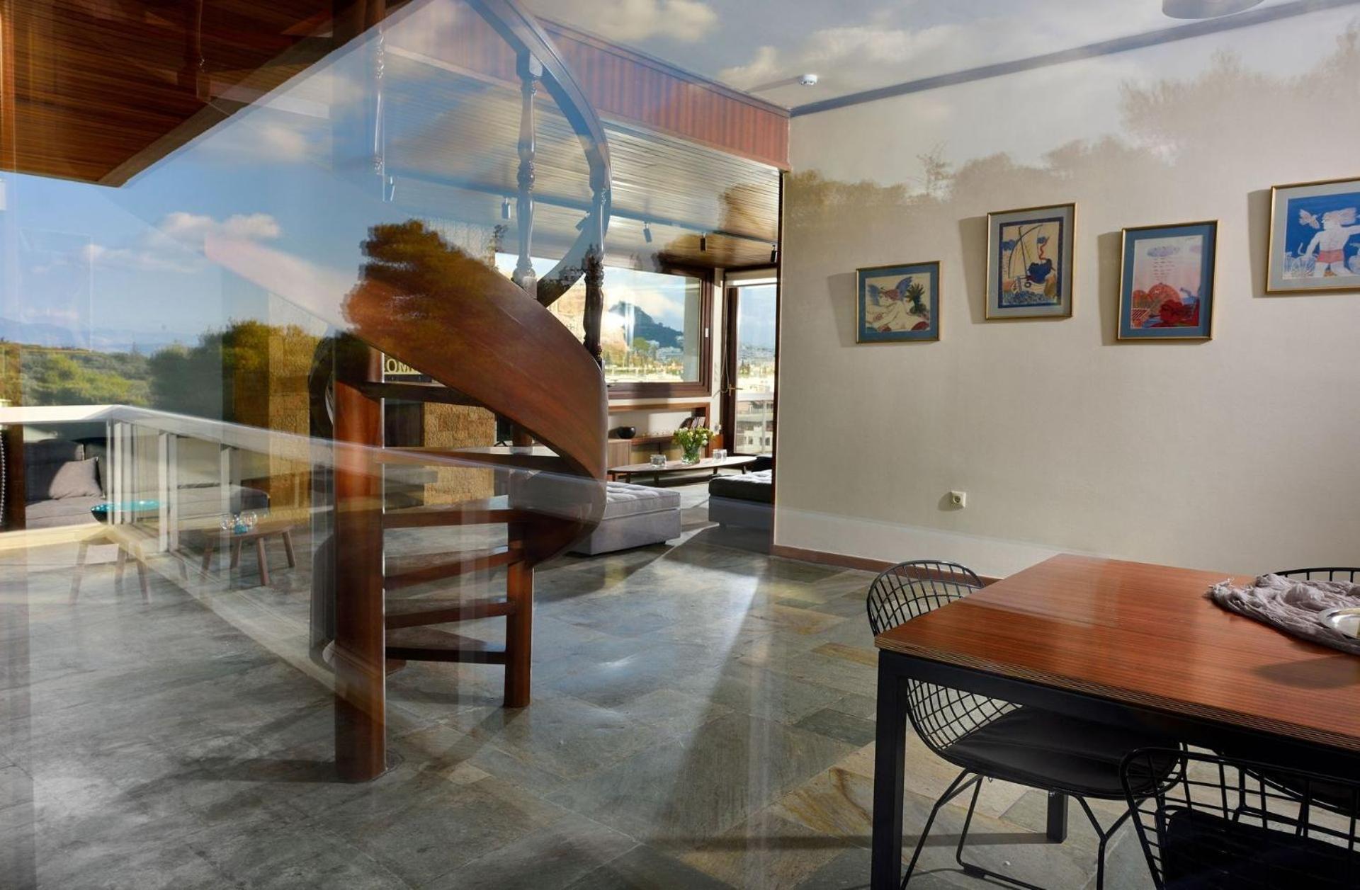 Villa Outstanding Karyatis Luxury Maisonette 3 Bedrooms Stunning View Of The Acropolis Athens