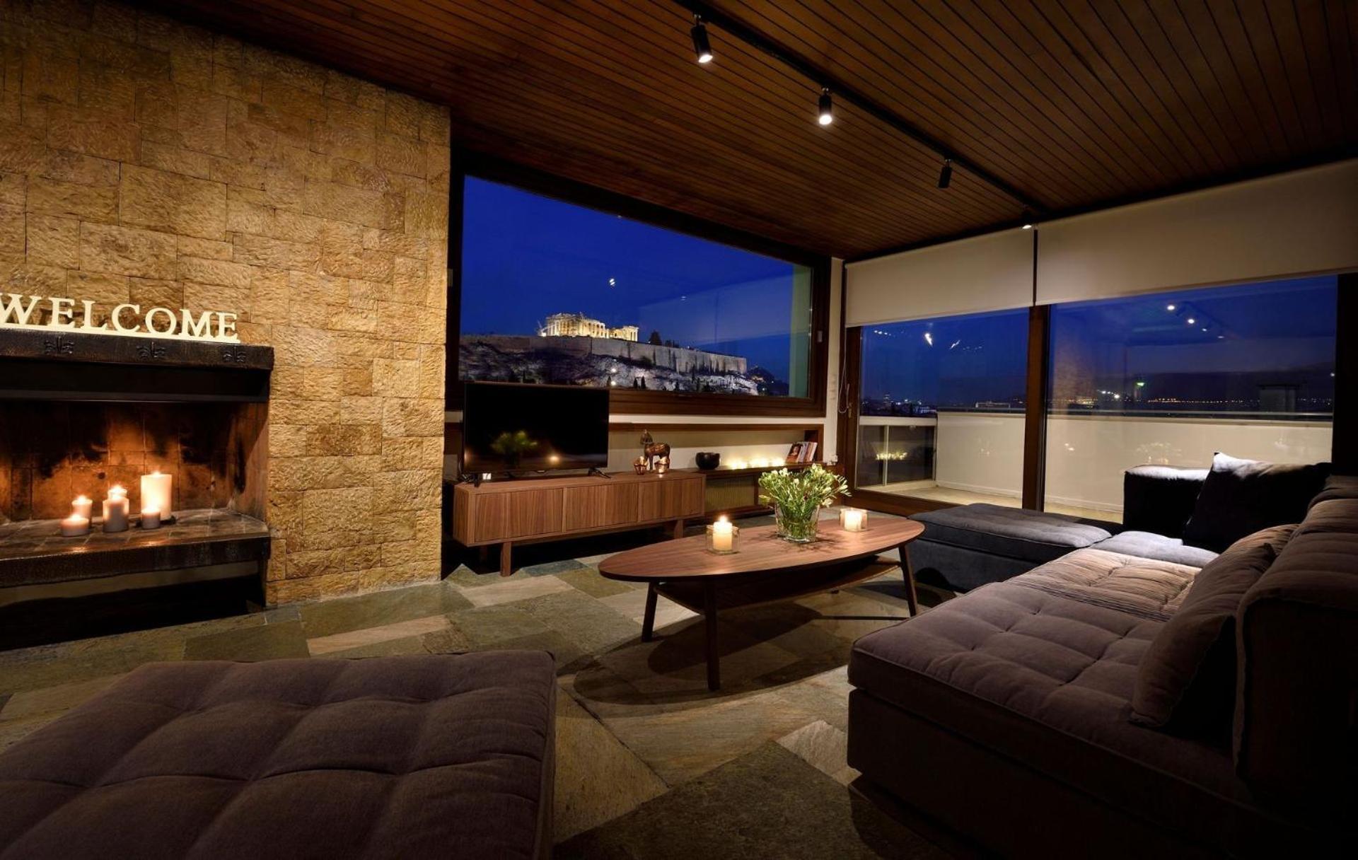 Outstanding Karyatis Luxury Maisonette 3 Bedrooms Stunning View Of The Acropolis *