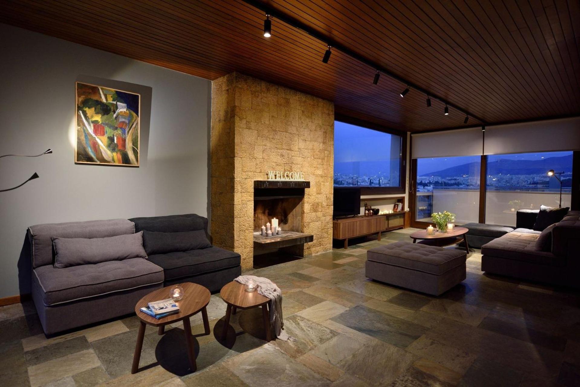 Outstanding Karyatis Luxury Maisonette 3 Bedrooms Stunning View Of The Acropolis Athens