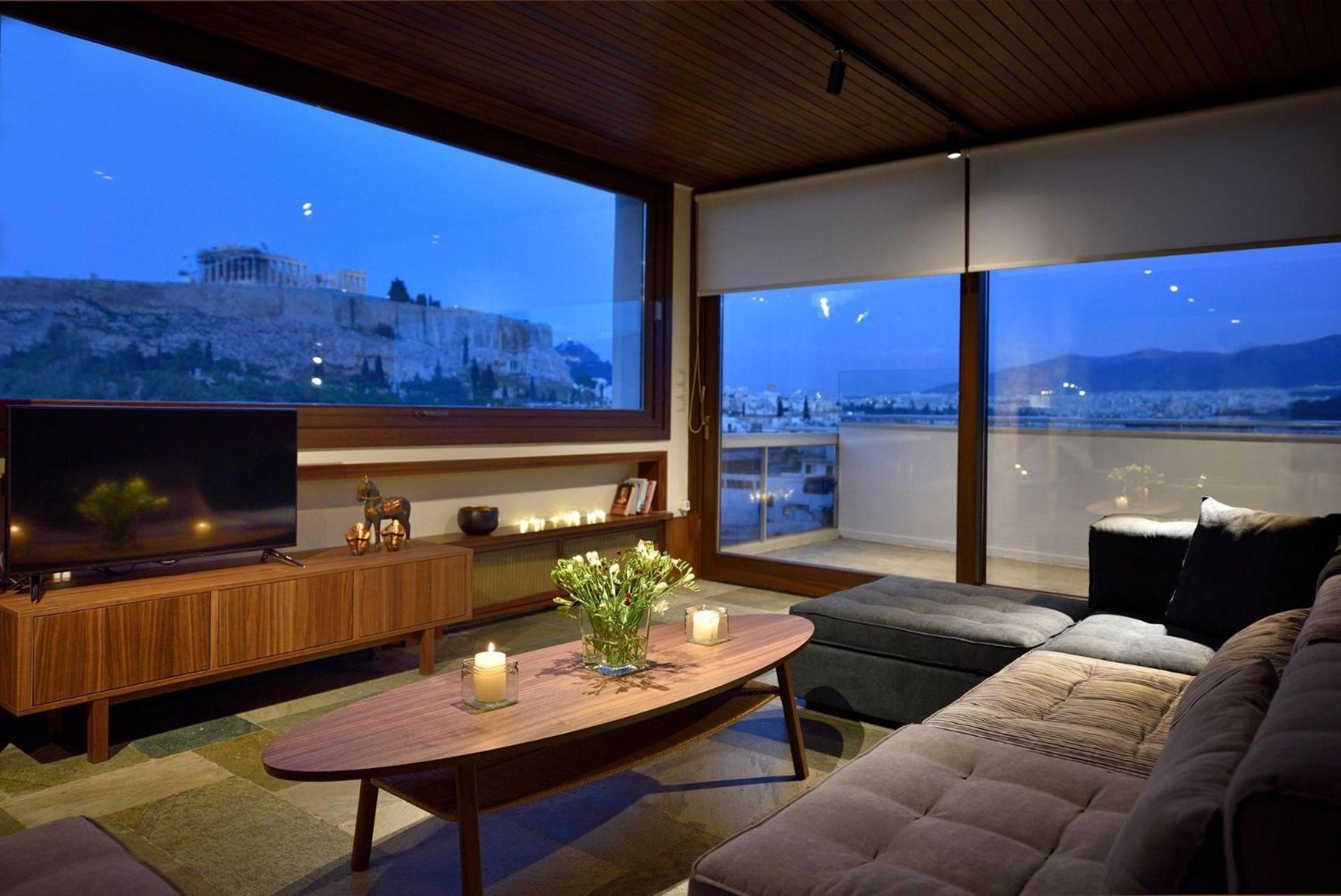 Villa Outstanding Karyatis Luxury Maisonette 3 Bedrooms Stunning View Of The Acropolis Athens