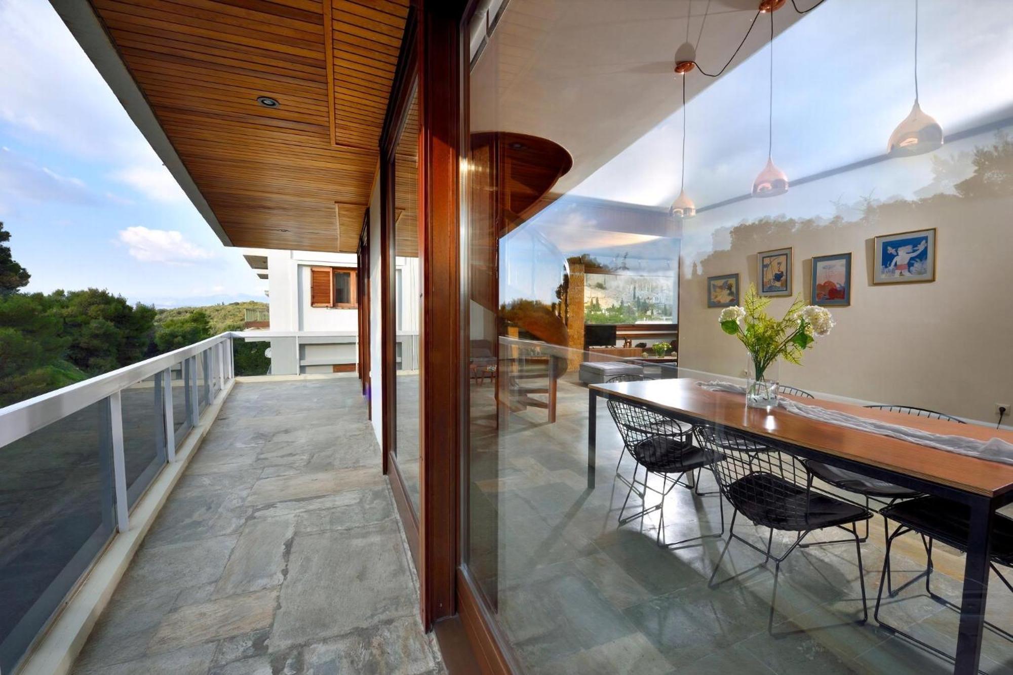 Outstanding Karyatis Luxury Maisonette 3 Bedrooms Stunning View Of The Acropolis Athens