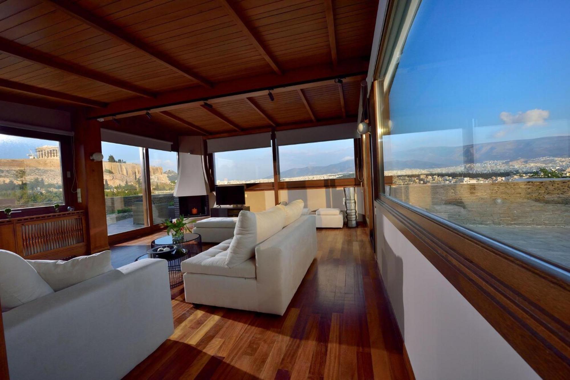 Outstanding Karyatis Luxury Maisonette 3 Bedrooms Stunning View Of The Acropolis Villa *