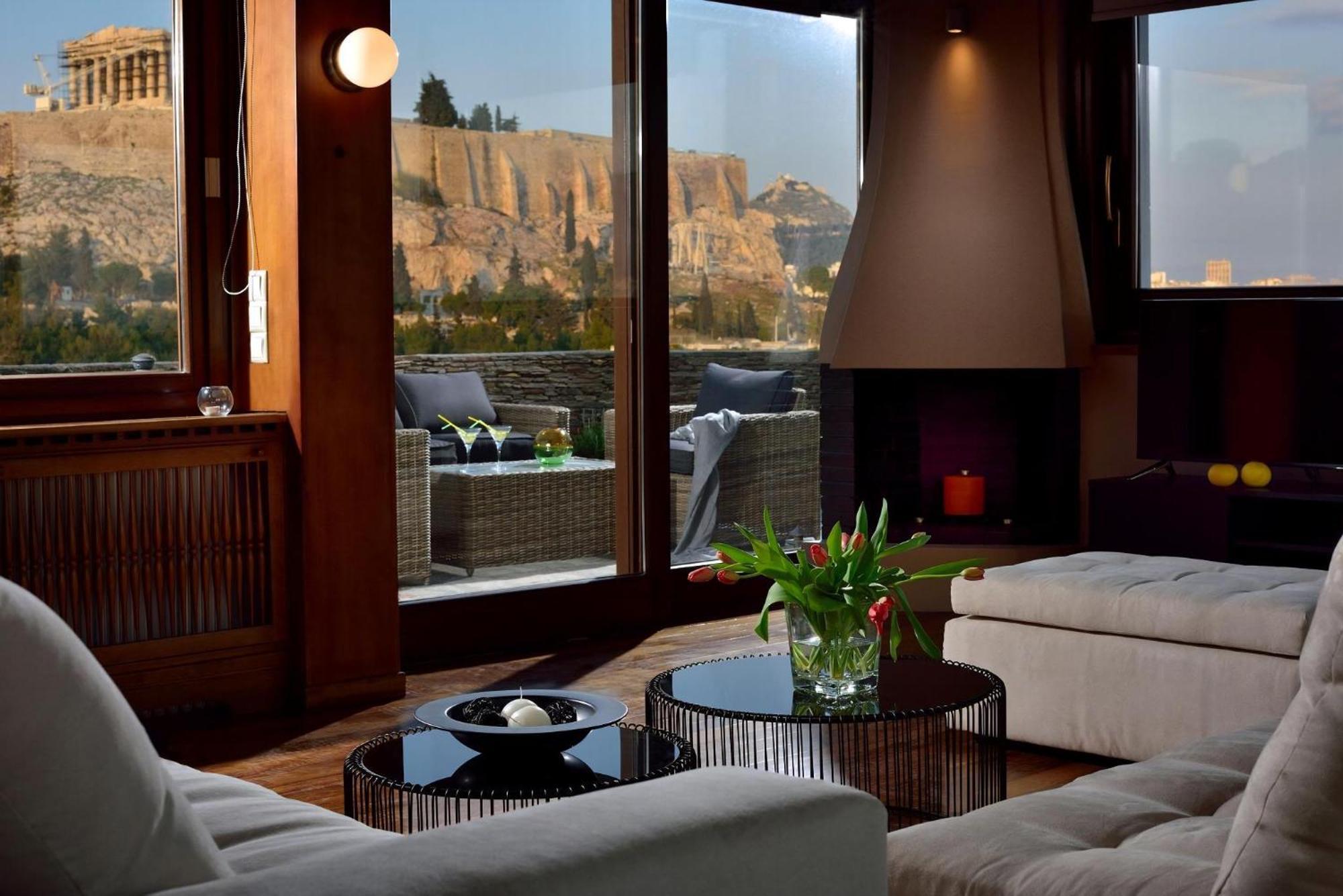 Outstanding Karyatis Luxury Maisonette 3 Bedrooms Stunning View Of The Acropolis Villa