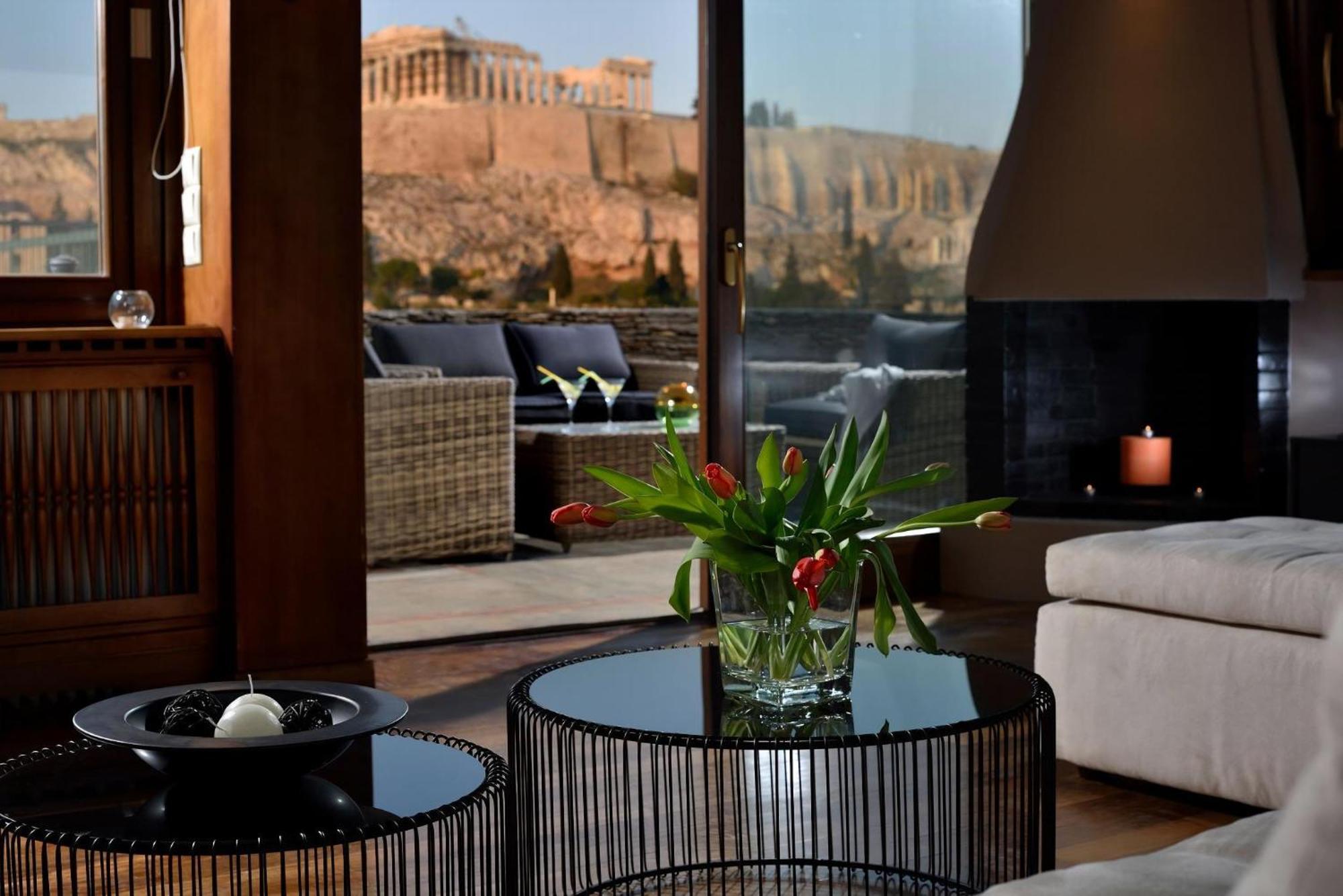 Outstanding Karyatis Luxury Maisonette 3 Bedrooms Stunning View Of The Acropolis Athens
